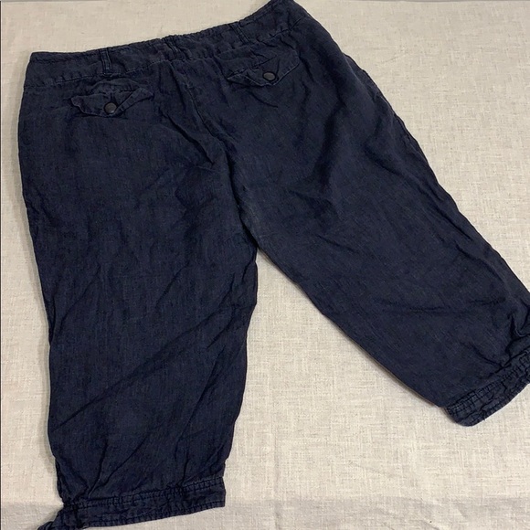 CIDRA Linen Capri pants - Picture 2 of 8